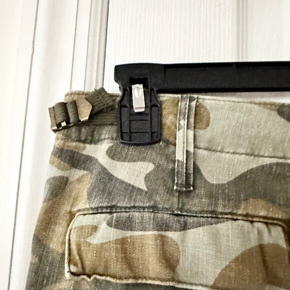 Mother Green Camo The Sir Yes Sir Utility Cargo Pants Finding Stretch Pants 26 - Picture 10 of 12